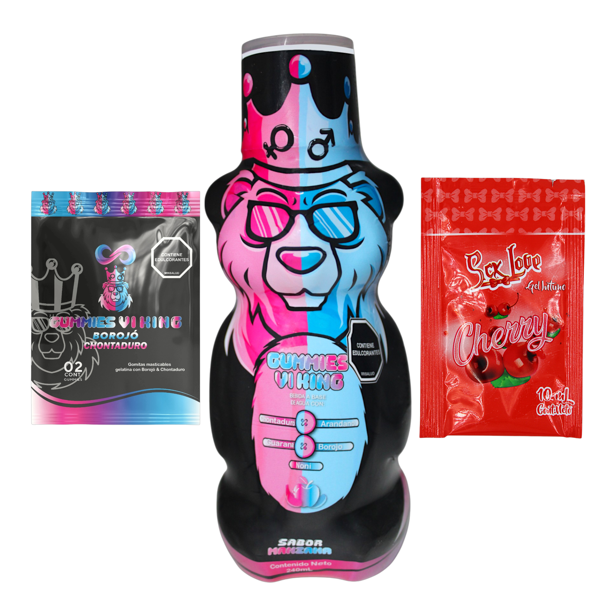 Jarabe gumies viking 240mL con obsequios